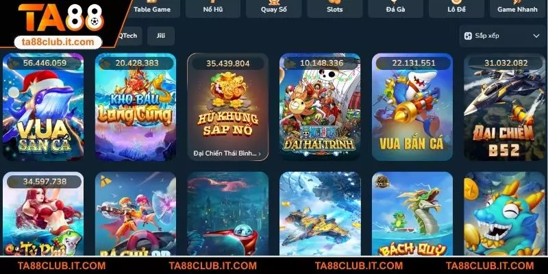 Mẹo săn cá chuẩn xác trong Kho Báu Long Cung TA88